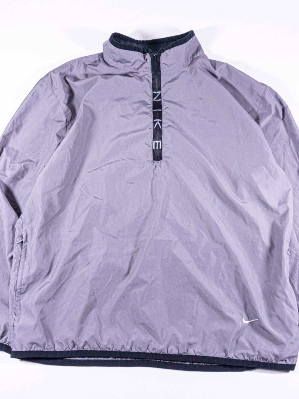 Vintage 90s Nike Running Spell Out 1/4 Zip Pullover Windbreaker Mens Large L